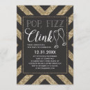 Search for pop fizz clink invitations Gold