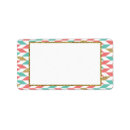 Search for shabby return address labels Aqua