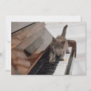 Recherche de piano vœux cartes Mignonne