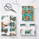 Search for dragon wrapping paper Teal