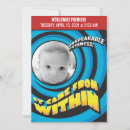 Search for funny birth announcement cards Retro