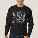 Search for funny cat hoodies Sorry