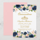 Search for pink and blue quinceanera invitations Quinceañera