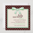 Search for polka dot baby shower invitations Neutral