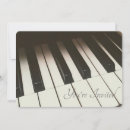 Search for classical music wedding invitations Black and white