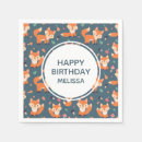 Recherche de motif renard serviettes Animaux des bois