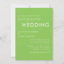 Search for lime wedding invitations Contemporary