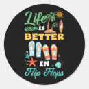 Search for life is better at beach stickers Vacation