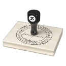 Search for botanical rubber stamps Elegant round logo