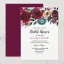 Search for wine bridal shower invitations Red