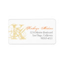 Search for grunged return address labels Orange