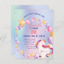 Recherche de pastel unicorn invitations Fille