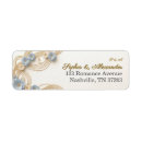 Search for art nouveau labels return address labels Gold
