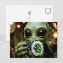 Search for alien postcards Humour