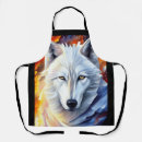 Search for wolf aprons Watercolor
