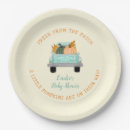 Search for twin baby shower plates Rustic