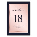 Search for rose gold table cards Modern