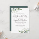 Search for eucalyptus engagement party invitations Rustic