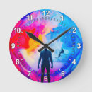 Recherche de debout horloges Coloré
