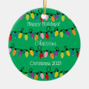 Search for light ornaments String