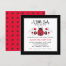 Search for ladybug baby shower invitations Adorable