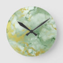 Recherche de marbre vert horloges Girly