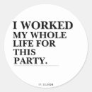 Recherche de heureuse retraite autocollants Parti de retraite