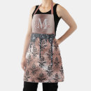 Search for gold damask aprons Metallic