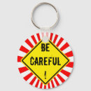 Search for careful keychains Warning