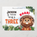 Search for funny 3rd birthday invitations Jungle