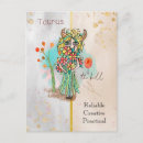 Recherche de symbole taureau cartes invitations Taurus