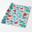 Search for ocean life wrapping paper Nautical
