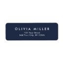 Search for navy and white return address labels Professional