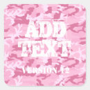 Search for pink camo stickers Military