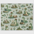 Search for loch ness monster wrapping paper Cryptid