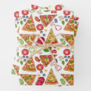 Search for pizza slice wrapping paper Watercolor