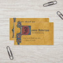 Search for medieval business cards Middle ages