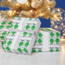 Search for four leaf clover wrapping paper Shamrock