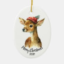 Search for vintage deer ornaments Merry christmas