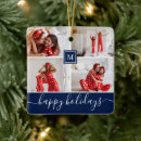 Search for happy holidays ornaments Family photo