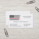 Search for police business cards Modern