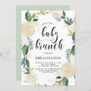 Search for flower baby shower invitations Watercolor flowers