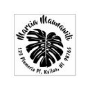 Search for tropical leaf rubber stamps Monstera