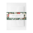 Search for christmas wedding invitation belly bands Elegant