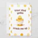 Search for egg puns cards Dad