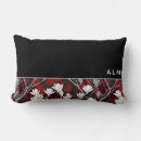 Search for red black gray pillows Floral