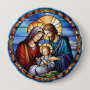 Recherche de noël religieux badges Vitrail