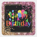 Search for colorful confetti stickers Birthday