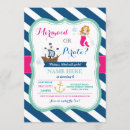 Search for mermaid and pirate invitations Mermaids