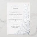 Search for dinner party menu invitations Silver